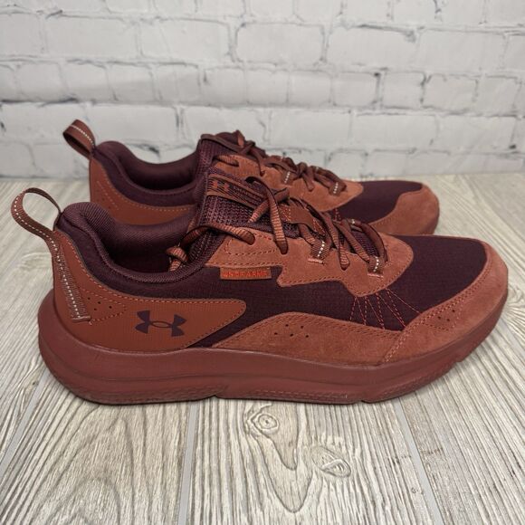 Under Armour Charged Verses 2 Running Shoes Men’s 11.5 Maroon Red New - Picture 1 of 8